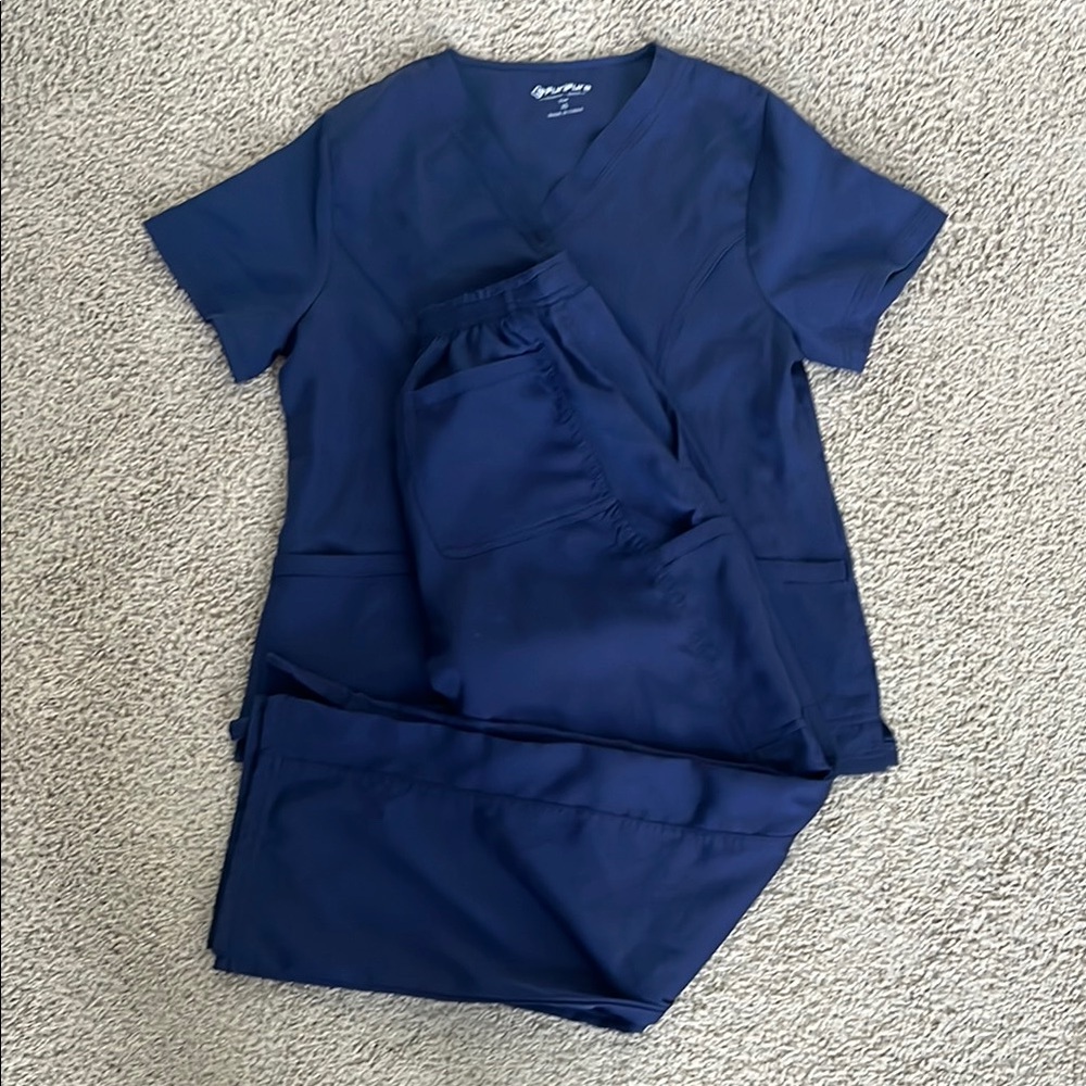 Navy scrub set